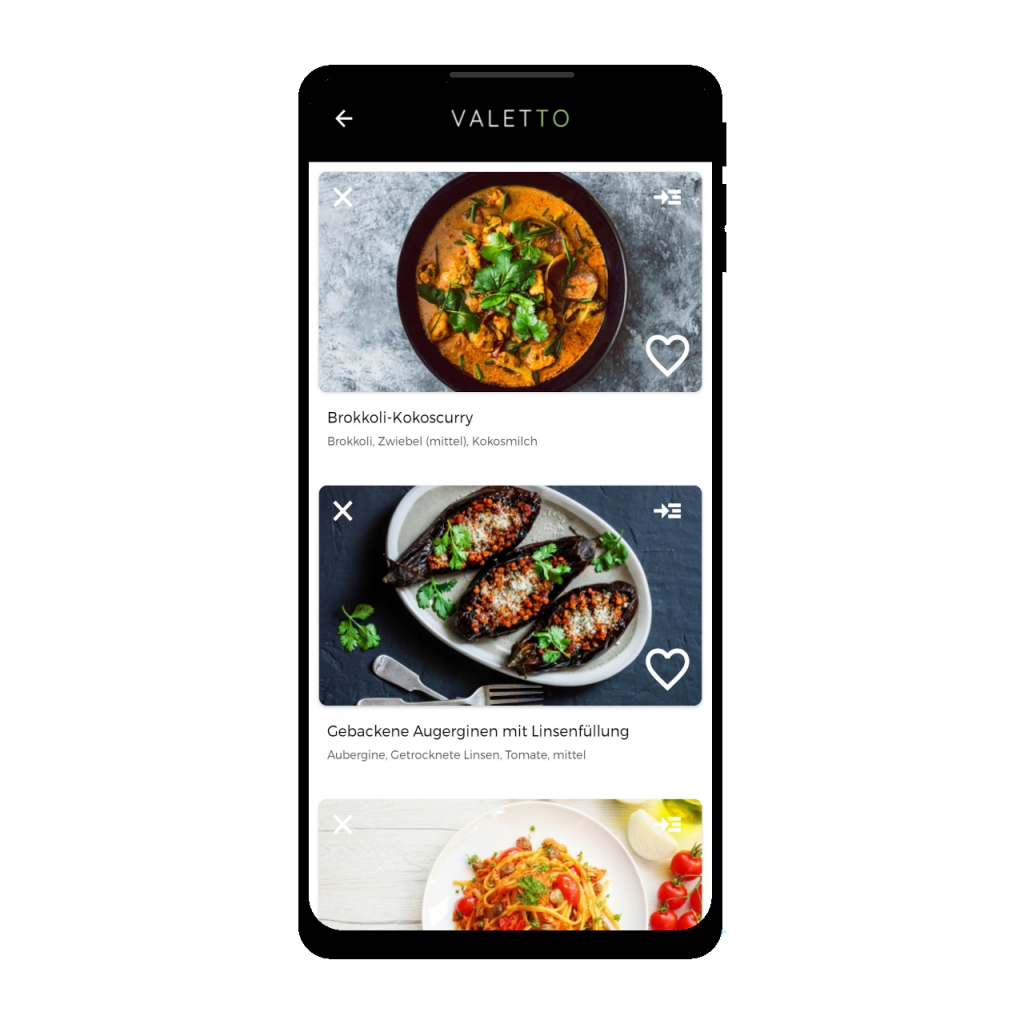 VALETTO Rezepte entdecken
