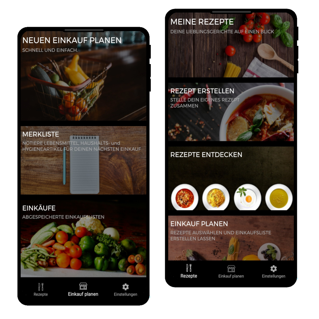 VALETTO Homescreen